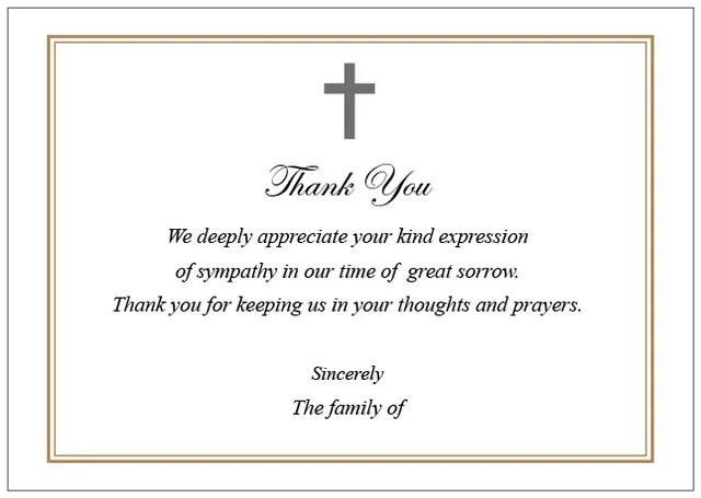 Acknowledgement Card - Code ACK012, Acknowledgement card design