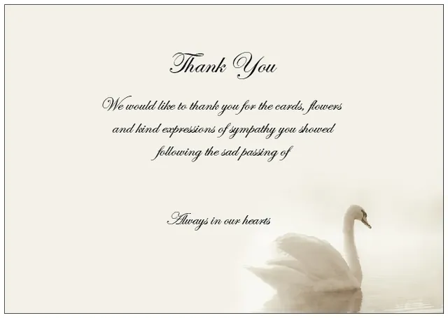 Acknowledgement Card - Code ACK004, Acknowledgement card design