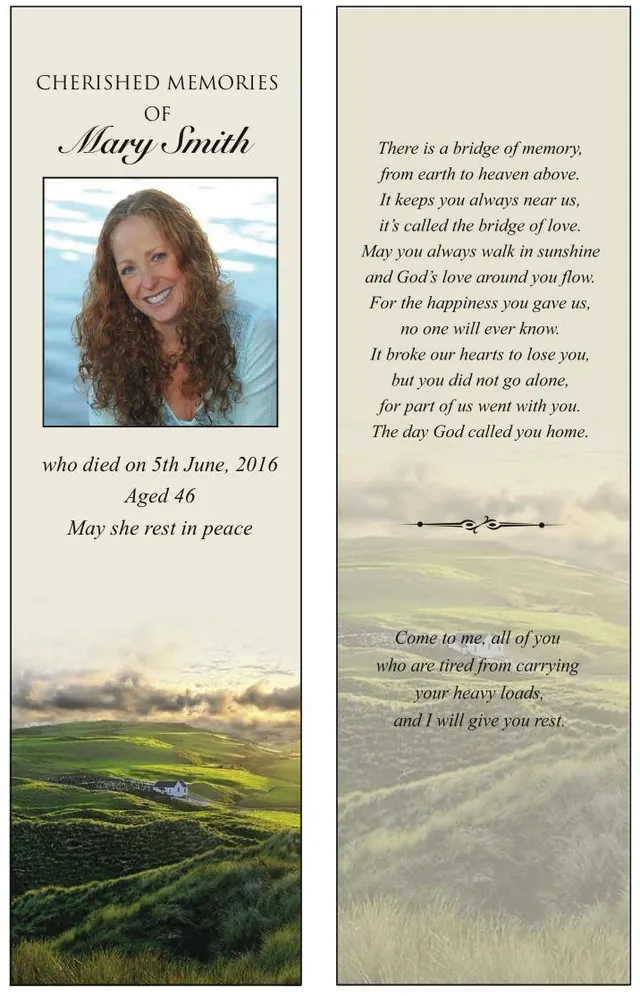 Bookmark - Code BMI016, Bookmark design
