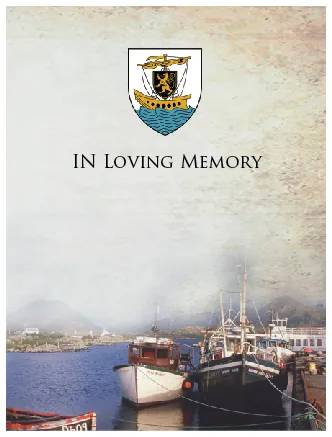 Irish / Celtic Memorial Card - GALWAY - GALMC001, Memorial card design