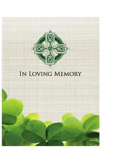 Memorial Card - MCI018, Memorial card design