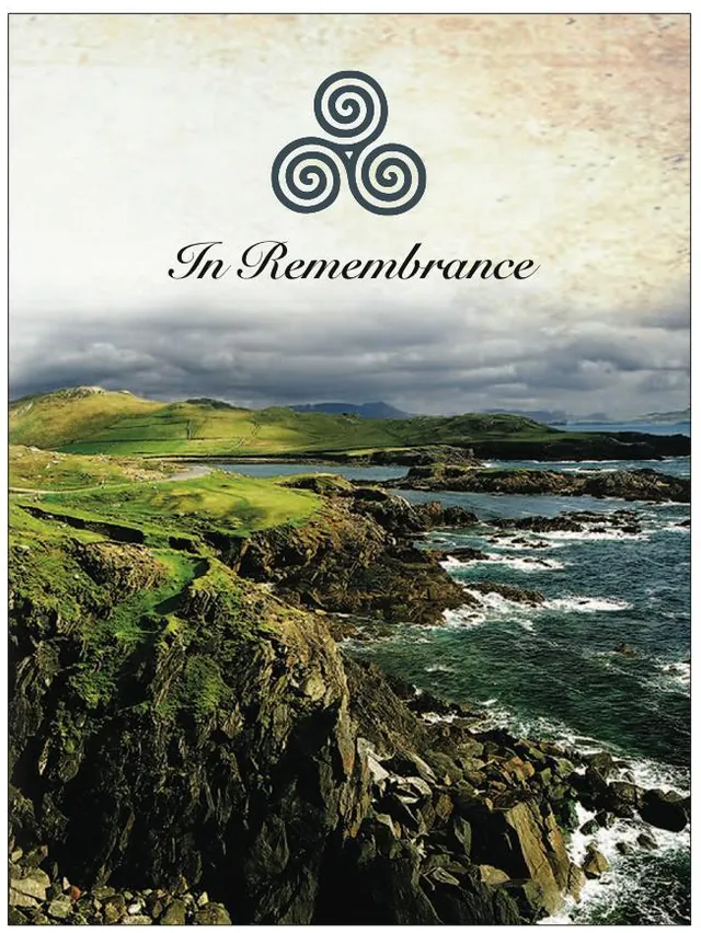Memorial Card - MAYO01, Memorial card design