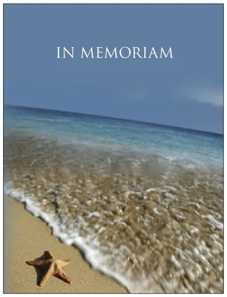 Memorial Card - MCN005, Memorial card design