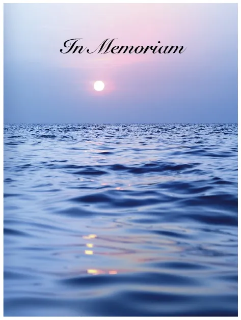 Memorial Card - MCN007, Memorial card design
