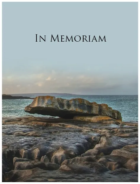 Memorial Card - MCN018, Memorial card design