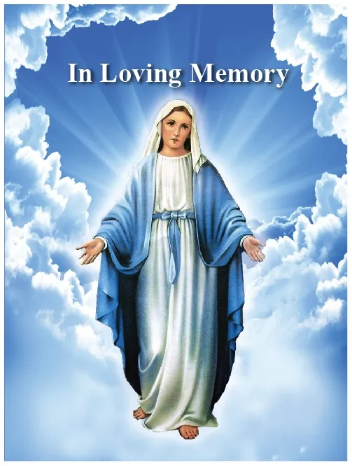 Memorial Card - MCR012, Memorial card design