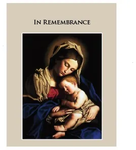 Religious Memorial Card, Memorial card design