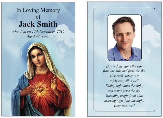 Religious Wallet Card  - Code WCR013, Wallet card design