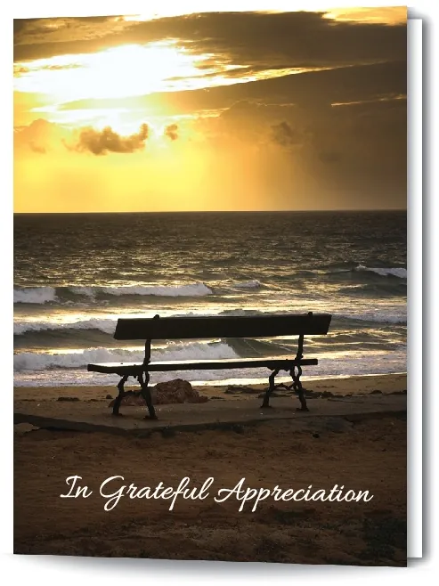 4 Page Folded Acknowledgement Card - Code ACK415, Acknowledgement card design