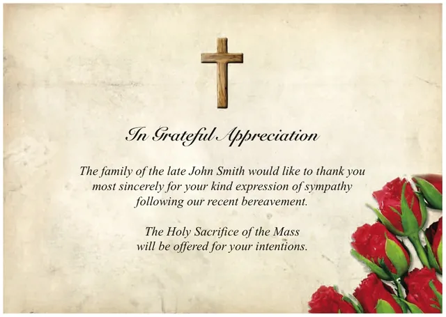 Acknowledgement Card - ACK021, Acknowledgement card design