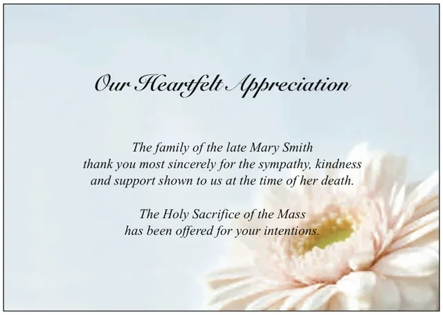 Acknowledgement Card - ACK027, Acknowledgement card design