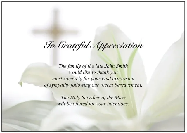 Acknowledgement Card - ACK031, Acknowledgement card design