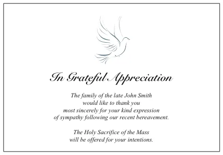 Acknowledgement Card - ACK037, Acknowledgement card design