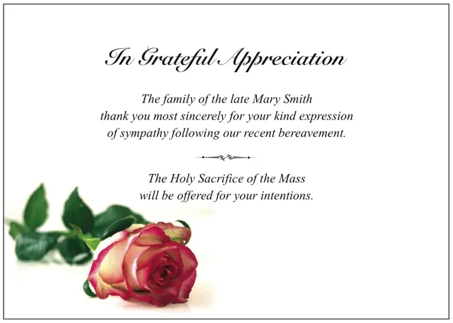 Acknowledgement Card - ACK038, Acknowledgement card design