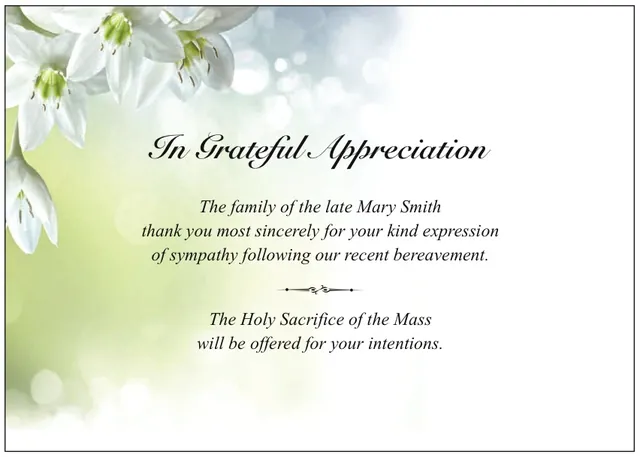 Acknowledgement Card - ACK040, Acknowledgement card design