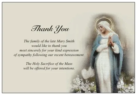 Acknowledgement Card - ACK041, Acknowledgement card design