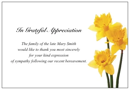 Acknowledgement Card - ACK042, Acknowledgement card design
