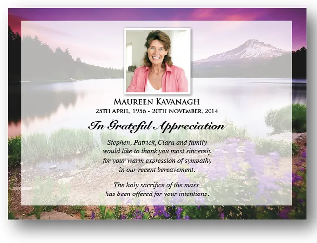 Acknowledgement Card - ACK015, Acknowledgement card design