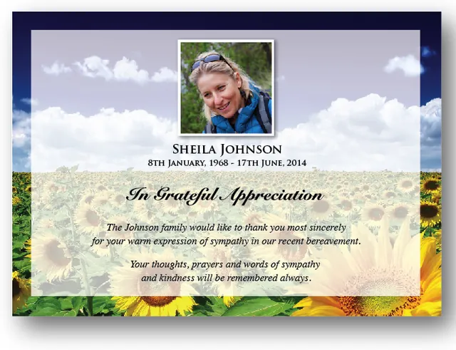 Acknowledgement Card - ACK014, Acknowledgement card design