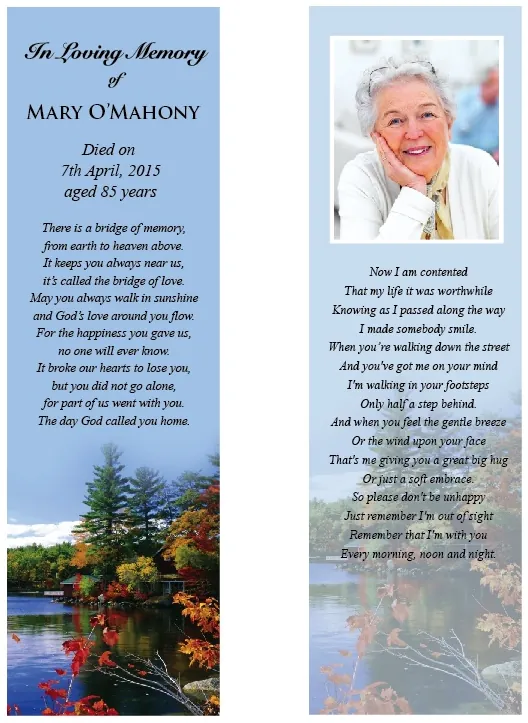 Bookmark - BMN008, Bookmark design