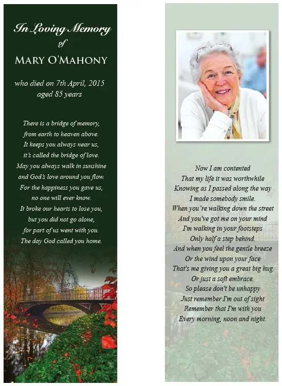 Bookmark - BMN021, Bookmark design