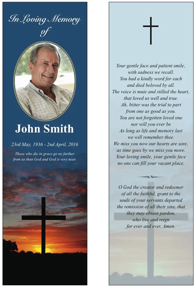 Religious Bookmark - BMR025, Bookmark design