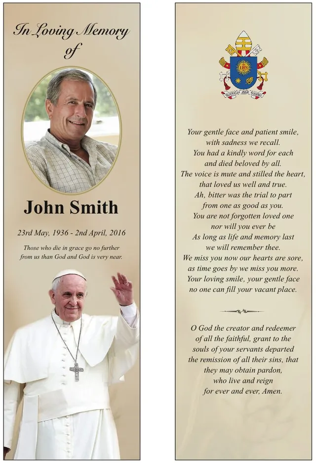 Religious Bookmark - BMR028, Bookmark design