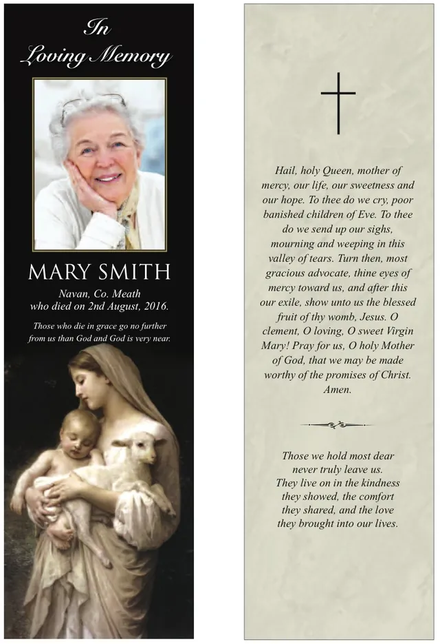 Religious Bookmark - BMR029, Bookmark design