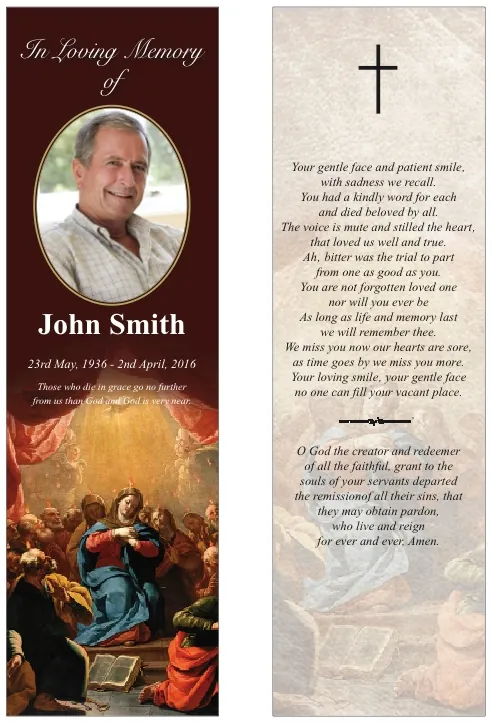 Pentecost - Palamino - BMR036, Bookmark design