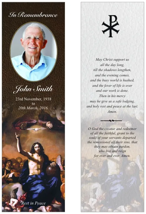 The Holy Trinity - Guercino - BMR038, Bookmark design