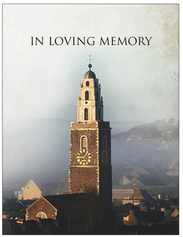Memorial Card - CORMC001, Memorial card design