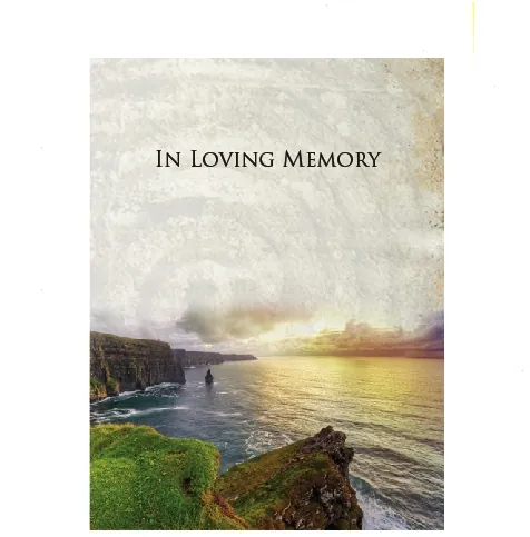 Memorial Card - MCI001, Memorial card design