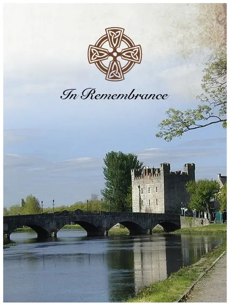 Memorial Card-KILMC001, Memorial card design