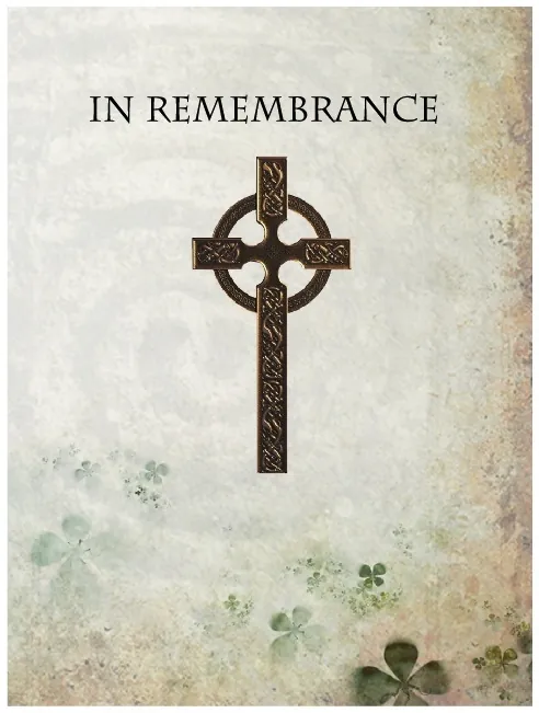 Memorial Card - MCI005, Memorial card design