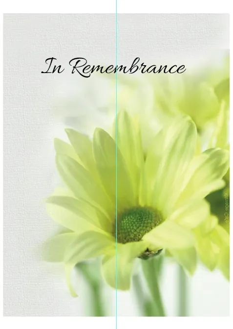 Memorial Card - MCN004, Memorial card design