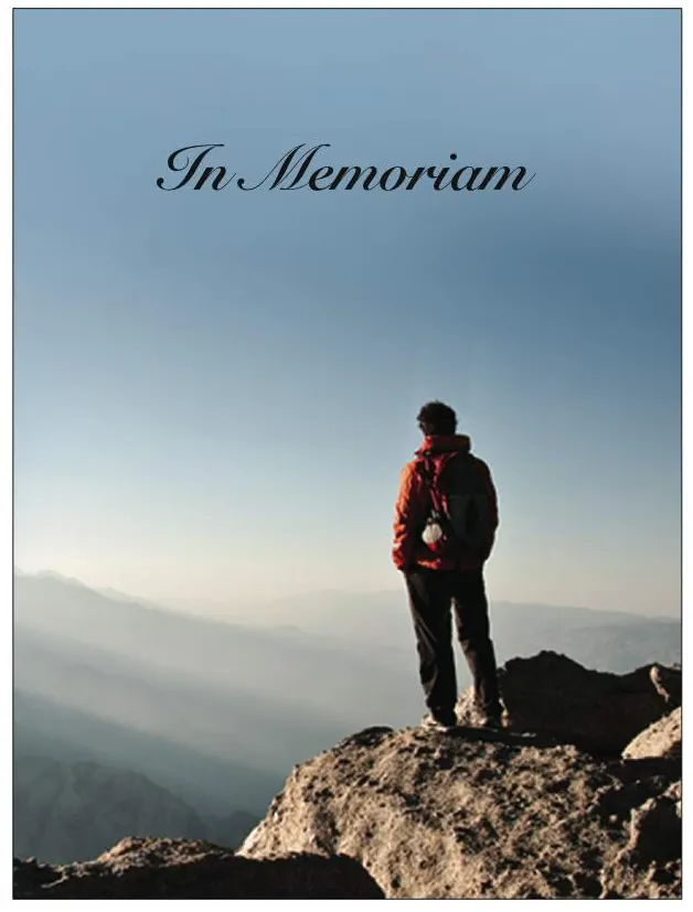 Memorial Card - MCN006, Memorial card design