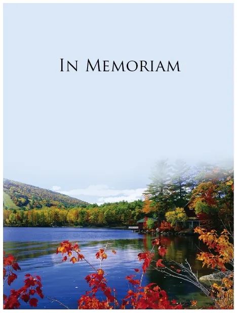 Memorial Card - MCN014, Memorial card design