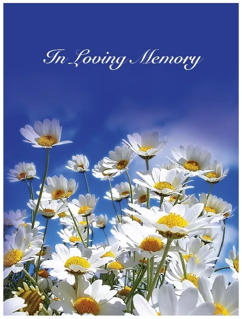 Memorial Card - MCN020, Memorial card design
