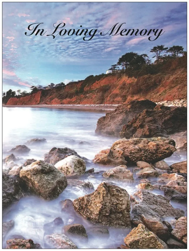Memorial Card - MCN030, Memorial card design