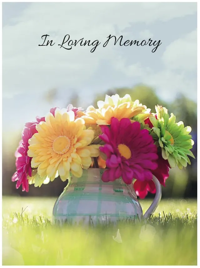 Memorial Card - MCN038, Memorial card design