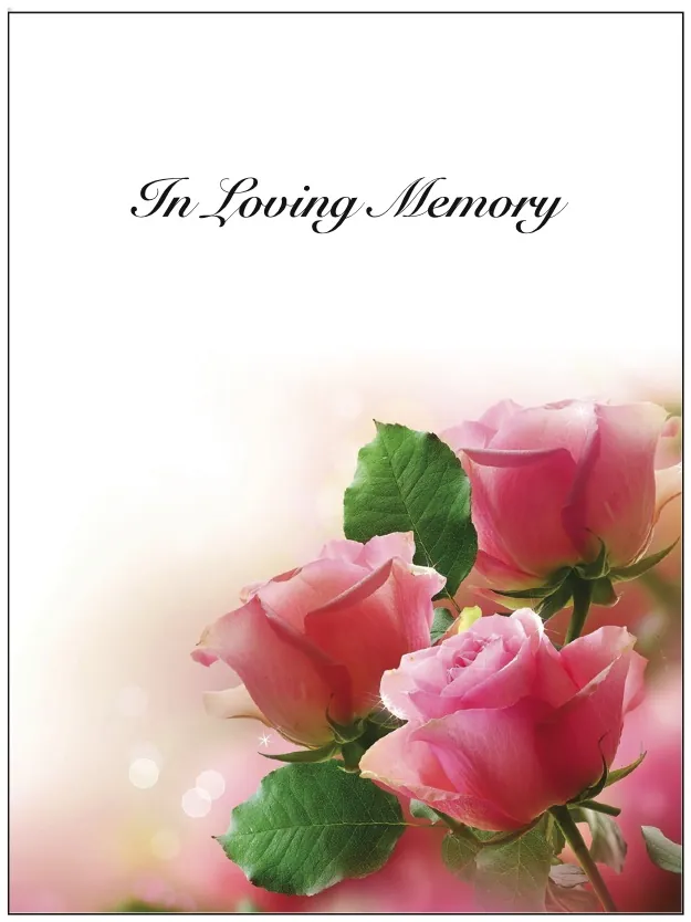 Memorial Card - MCN043, Memorial card design