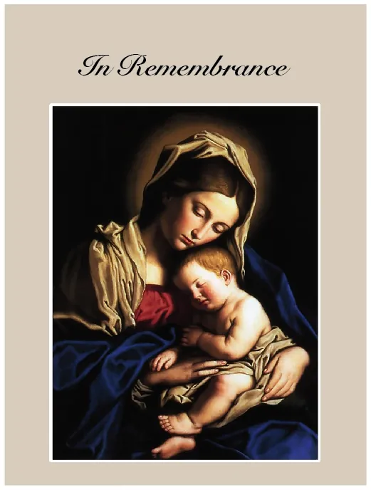 Memorial Card - MCR001, Memorial card design