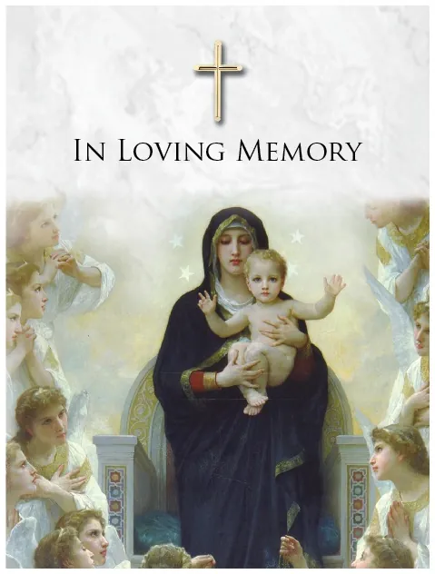 Memorial Card - MCR002, Memorial card design