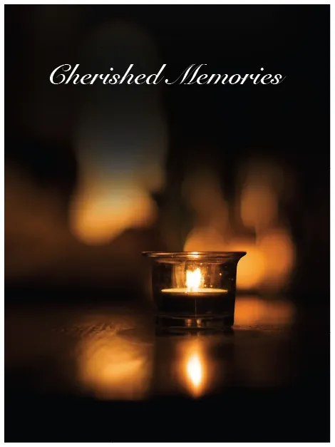 Memorial Card - MCR027, Memorial card design