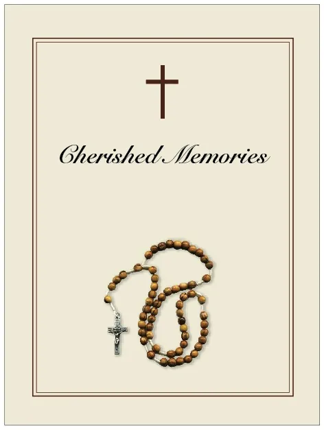 Memorial Card - MCR030, Memorial card design