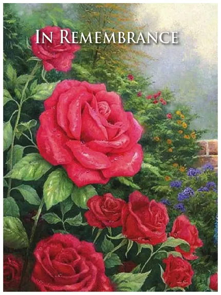 Miscellaneous Memorial Card MMC009, Memorial card design