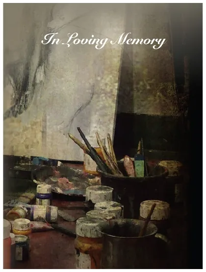Miscellaneous Memorial Card MMC010, Memorial card design
