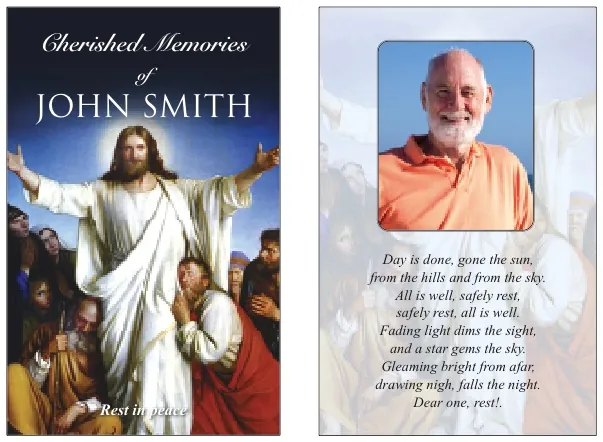 Classical Religious Wallet Card - WCR034, Wallet card design