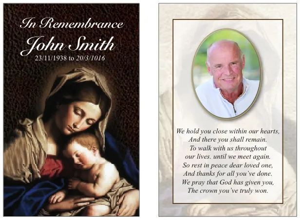 Classical Religious Wallet Card - WCR041, Wallet card design