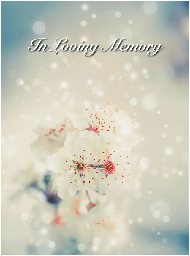 Memorial Card - MCN122, Memorial card design